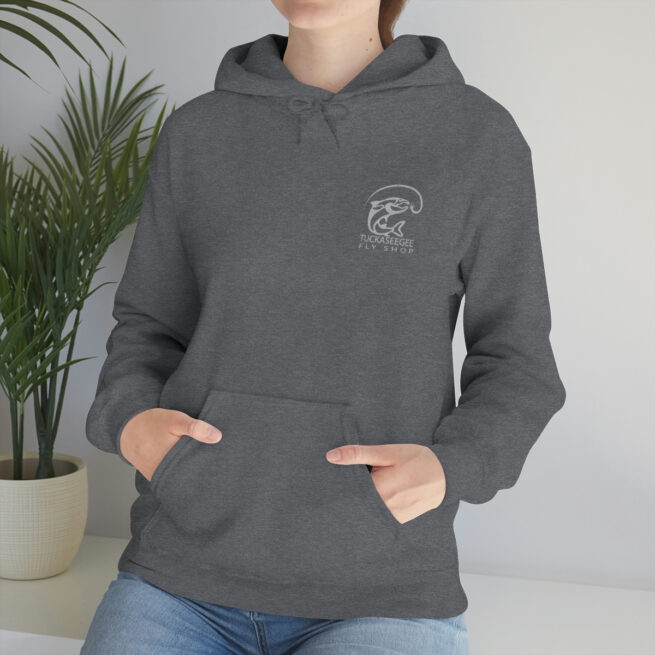 Tuck Fly Shop Silver Hooded Sweatshirt - Image 25