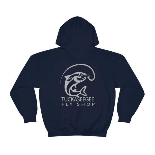 Tuck Fly Shop Silver Hooded Sweatshirt - Image 38