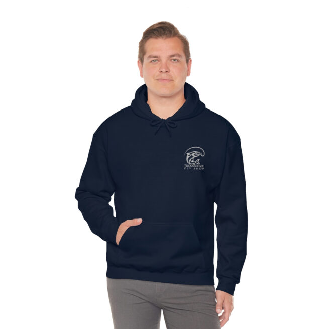 Tuck Fly Shop Silver Hooded Sweatshirt - Image 42