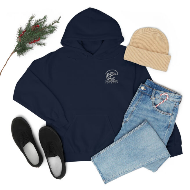 Tuck Fly Shop Silver Hooded Sweatshirt - Image 44