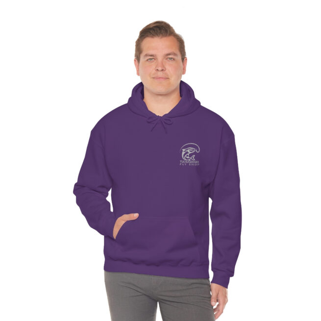 Tuck Fly Shop Silver Hooded Sweatshirt - Image 51