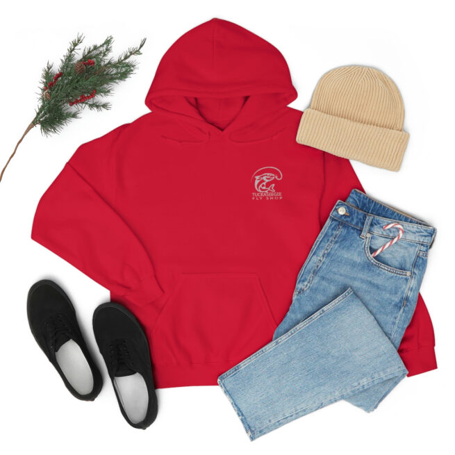 Tuck Fly Shop Silver Hooded Sweatshirt - Image 62