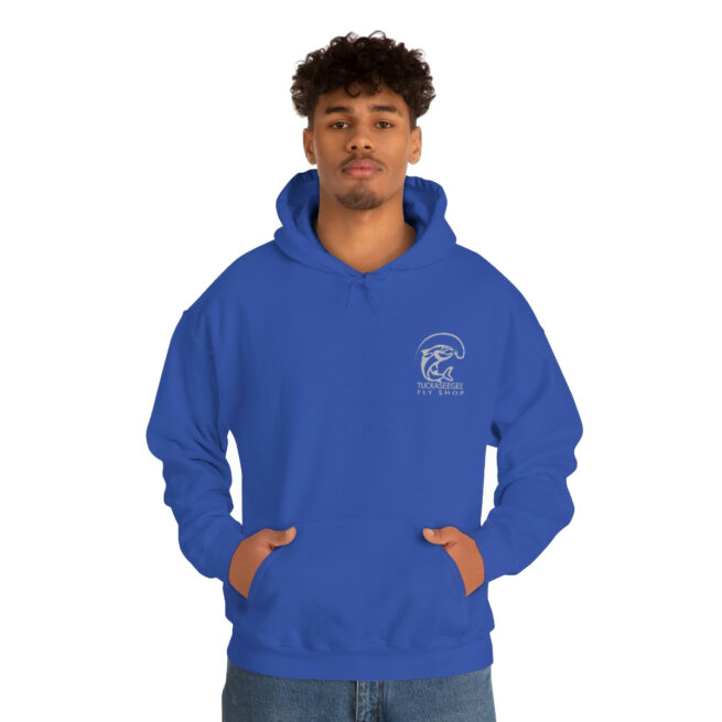 Tuck Fly Shop Silver Hooded Sweatshirt - Image 31