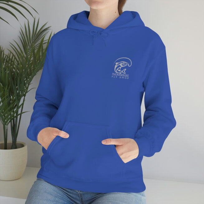 Tuck Fly Shop Silver Hooded Sweatshirt - Image 34