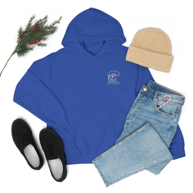 Tuck Fly Shop Silver Hooded Sweatshirt - Image 35
