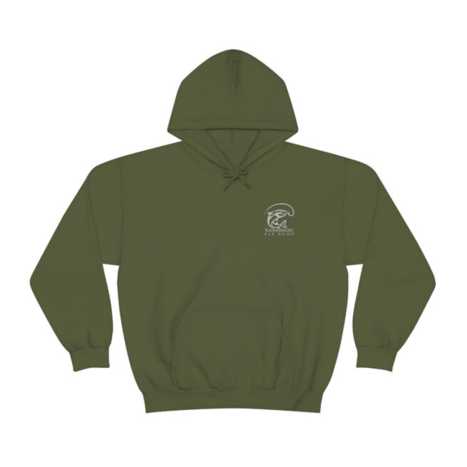 Tuck Fly Shop Silver Hooded Sweatshirt