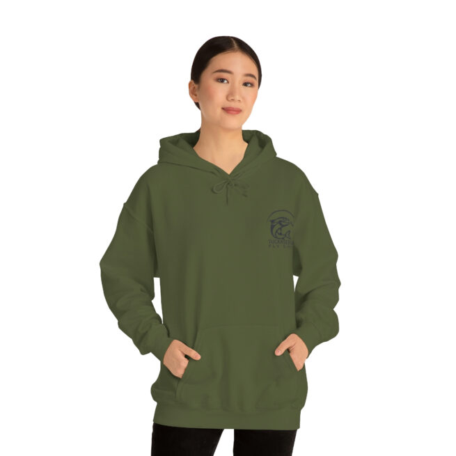 Tuck Fly Shop Charcoal Hooded Sweatshirt - Image 21