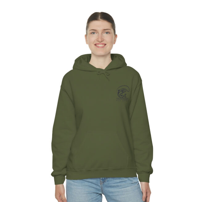Tuck Fly Shop Charcoal Hooded Sweatshirt - Image 23