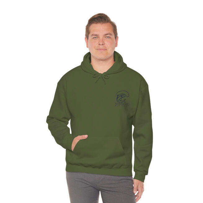 Tuck Fly Shop Charcoal Hooded Sweatshirt - Image 24
