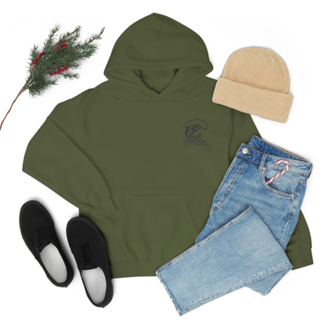 Tuck Fly Shop Charcoal Hooded Sweatshirt - Image 26