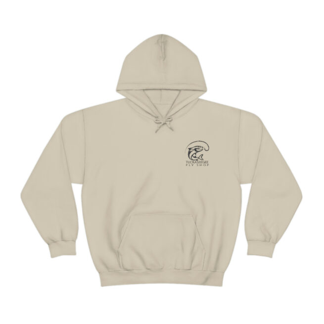Tuck Fly Shop Charcoal Hooded Sweatshirt - Image 10