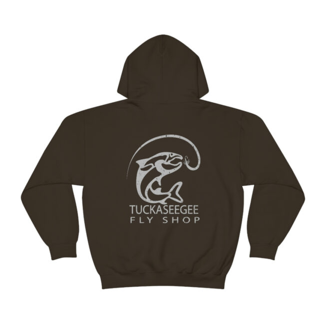 Tuck Fly Shop Silver Hooded Sweatshirt - Image 11
