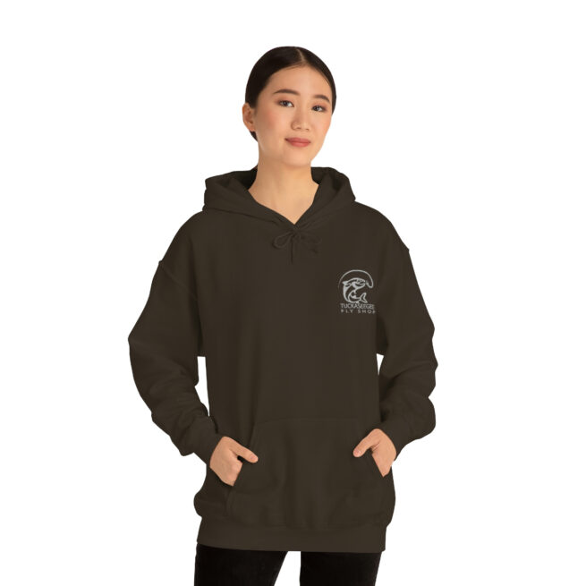 Tuck Fly Shop Silver Hooded Sweatshirt - Image 12