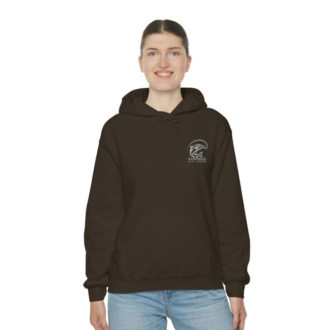 Tuck Fly Shop Silver Hooded Sweatshirt - Image 14