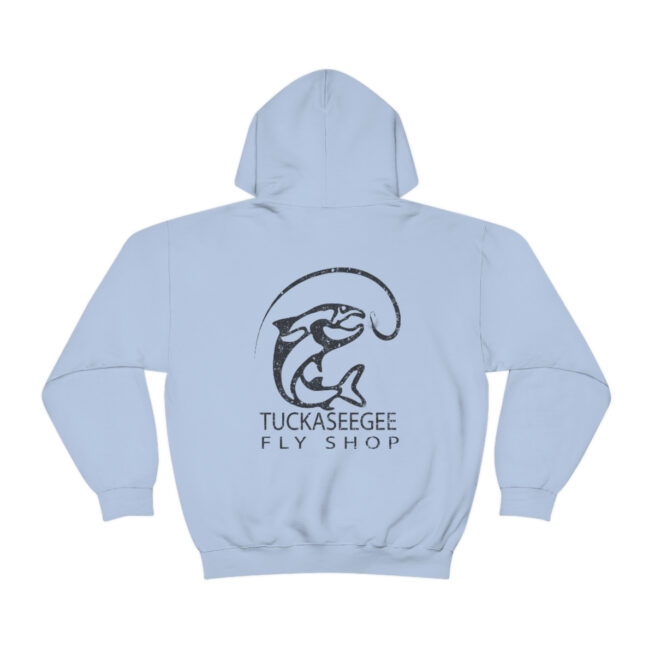 Tuck Fly Shop Charcoal Hooded Sweatshirt - Image 29