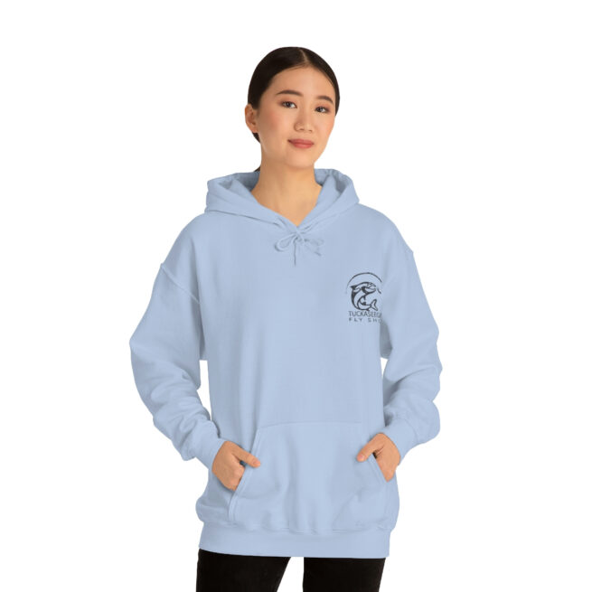 Tuck Fly Shop Charcoal Hooded Sweatshirt - Image 30