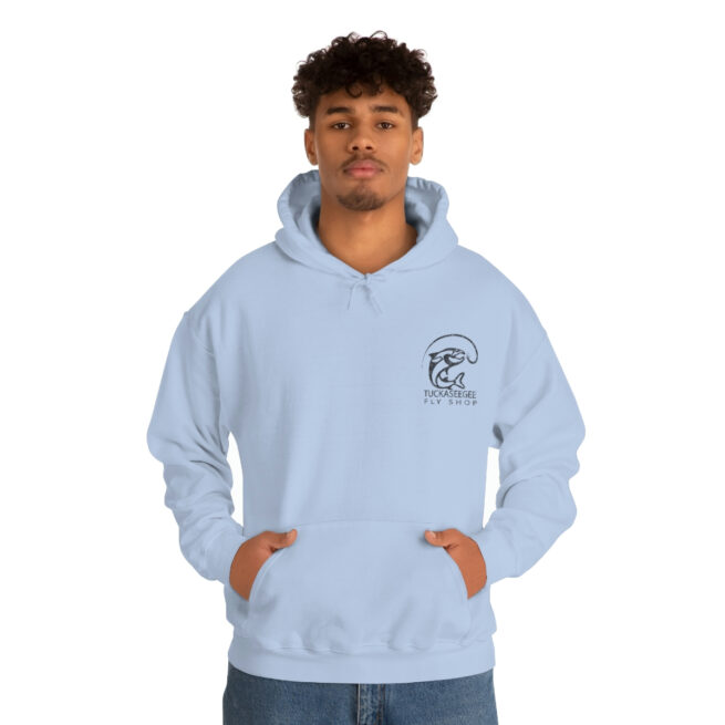 Tuck Fly Shop Charcoal Hooded Sweatshirt - Image 31
