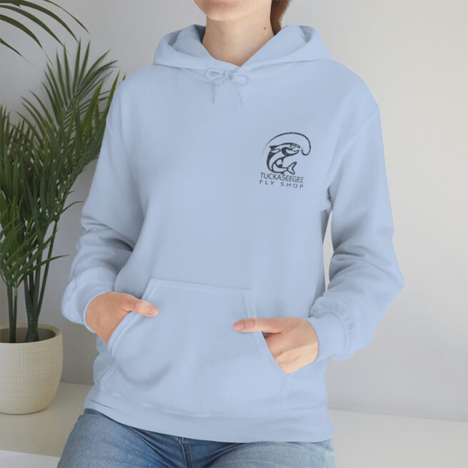 Tuck Fly Shop Charcoal Hooded Sweatshirt - Image 34
