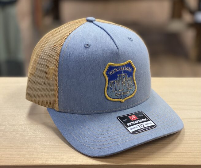 TFS Logo Badge Hat HTR Grey Amber Gold
