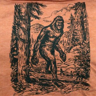 TFS T-shirt Bigfoot fishing