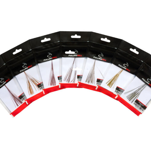FM stripped quills bright red