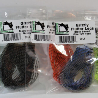 Hareline Grizzly Flutter legs
