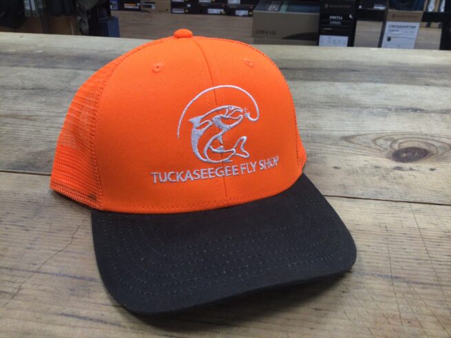 Tuck Fly Shop Orvis Blaze Orange Waxed Bill Trucker