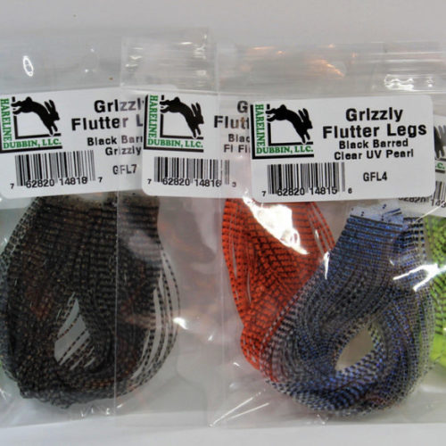 Hareline Grizzly Flutter legs